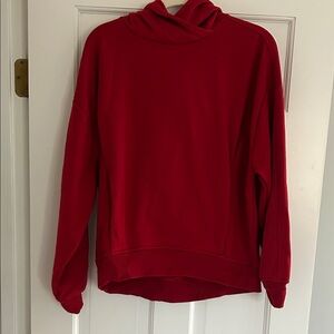 Athleta Red Hoodie Sweatshirt